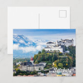 Groeten uit Salzburg, Oostenrijk Briefkaart (Voorkant / Achterkant)