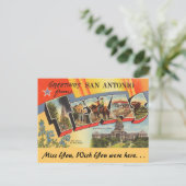 Groeten uit San Antonio Briefkaart (Staand voorkant)