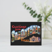  groeten uit San Antonio, Texas Travel Briefkaart (Staand voorkant)