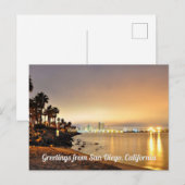 Groeten uit San Diego, Californië Briefkaart (Voorkant / Achterkant)