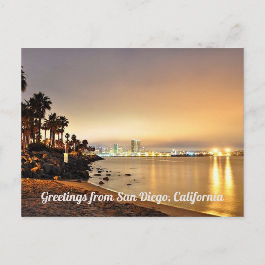 Groeten uit San Diego, Californië Briefkaart (Voorkant)