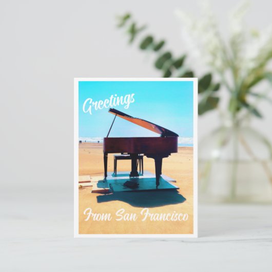 Groeten uit San Francisco Bedankkaart (Staand voorkant)