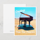 Groeten uit San Francisco Bedankkaart (Voorkant / Achterkant)