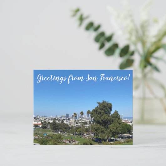 Groeten uit San Francisco Briefkaart (Staand voorkant)