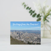 Groeten uit San Francisco. Briefkaart (Staand voorkant)
