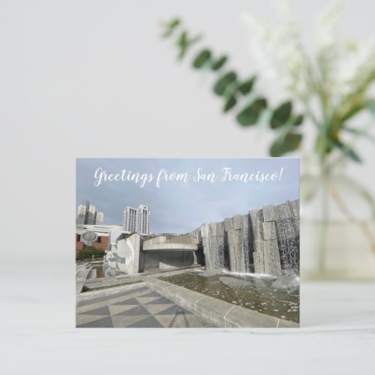 Groeten uit San Francisco. Briefkaart (Staand voorkant)