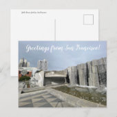 Groeten uit San Francisco. Briefkaart (Voorkant / Achterkant)