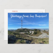Groeten uit San Francisco. Briefkaart (Voorkant / Achterkant)