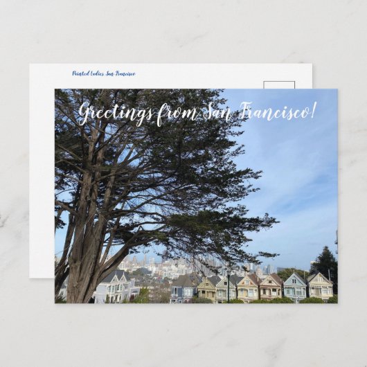 Groeten uit San Francisco. Briefkaart (Voorkant / Achterkant)