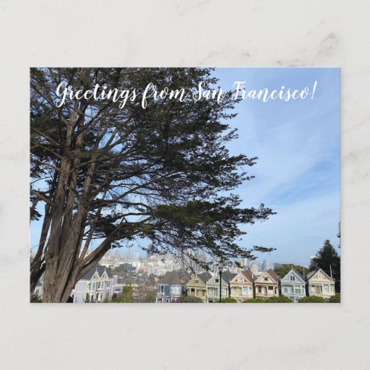 Groeten uit San Francisco. Briefkaart (Voorkant)