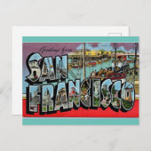 Groeten uit San Francisco California Travel Briefkaart (Voorkant / Achterkant)