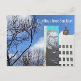 Groeten uit San Jose. Briefkaart
