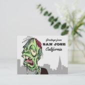 Groeten uit San Jose-reis Briefkaart (Staand voorkant)