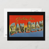 Groeten uit San Juan Briefkaart (Voorkant / Achterkant)