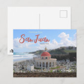 Groeten uit San Juan Puerto Rico Briefkaart (Voorkant / Achterkant)