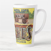 Groeten uit Santa Cruz Big Bomen Latte Mok (Rechts)