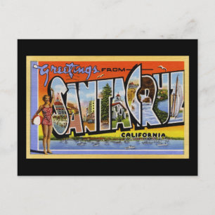 Groeten uit Santa Cruz California Briefkaart