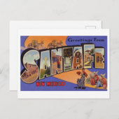 groeten uit Santa Fe, New Mexico Briefkaart (Voorkant / Achterkant)