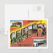 Groeten uit Santa Fe NM US City Briefkaart (Voorkant / Achterkant)