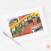 Groeten uit Santa Fe Rechthoekige Sticker (Envelop)