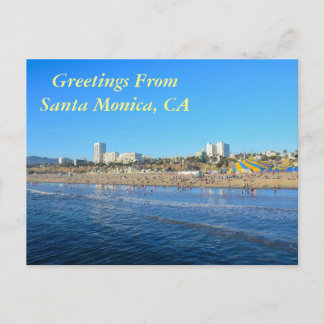 Groeten uit Santa Monica California Briefkaart