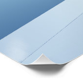 Groeten uit Santorini Griekenland Perfect Poster (Hoek)