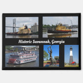 Groeten uit Savannah Georgia Magneet (Voorkant)