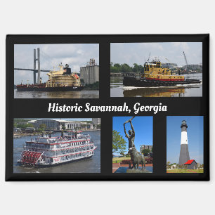 Groeten uit Savannah Georgia Magneet