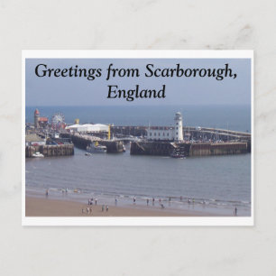 Groeten uit Scarborough, Engeland Briefkaart