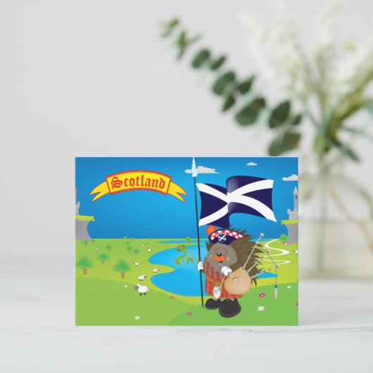 Groeten uit Schotland Briefkaart (Staand voorkant)