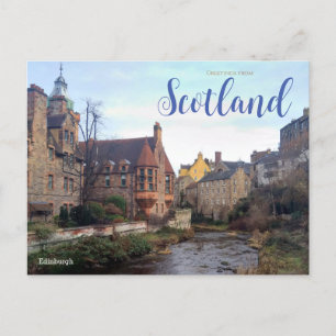 Groeten uit Scotland Edinburgh Briefkaart