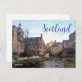 Groeten uit Scotland Edinburgh Briefkaart (Voorkant / Achterkant)