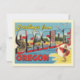  "Groeten uit Seaside, Oregon" Briefkaart