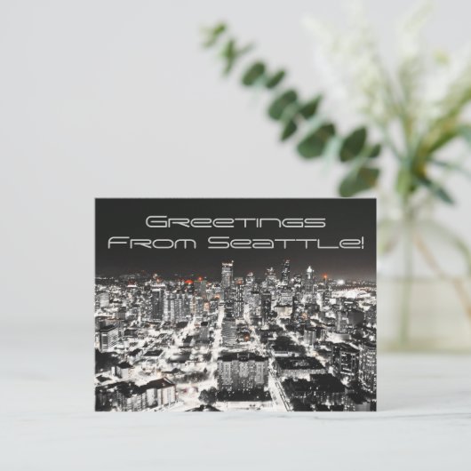 Groeten uit Seattle, Briefkaart (Staand voorkant)