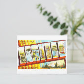  groeten uit Seattle, Washington Briefkaart (Staand voorkant)