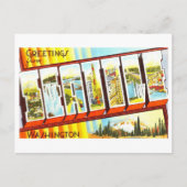  groeten uit Seattle, Washington Briefkaart (Voorkant)