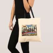 Groeten uit Seattle, Washington Travel Tote Bag (Voorkant (product))