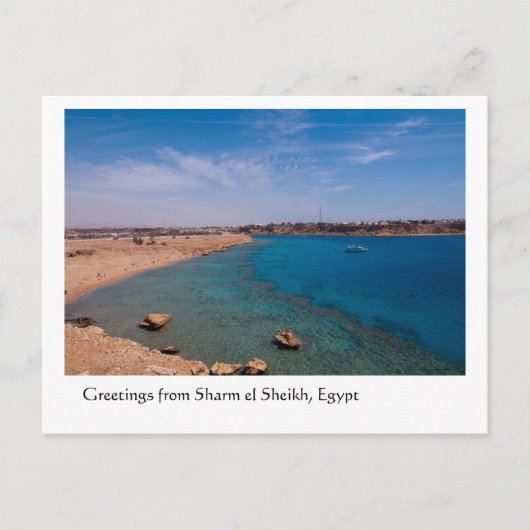 Groeten uit Sharm el Sheikh, Egypte Briefkaart (Voorkant)