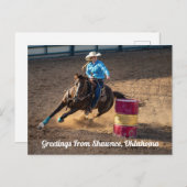 Groeten uit Shawnee, Oklahoma Briefkaart (Voorkant / Achterkant)