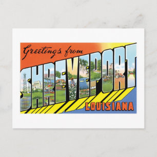 Groeten uit Shonthport, Louisiana Briefkaart