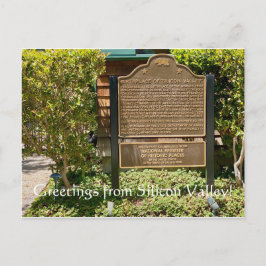 Groeten uit Silicon Valley! Briefkaart