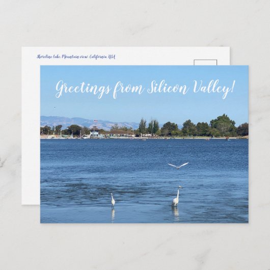 Groeten uit Silicon Valley. Briefkaart (Voorkant / Achterkant)