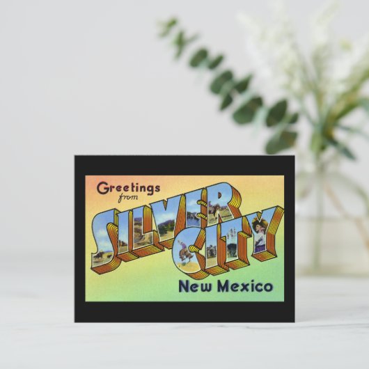 Groeten uit Silver City New Mexico Briefkaart (Staand voorkant)