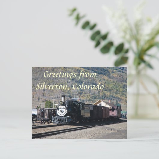 Groeten uit Silverton, Colorado Briefkaart (Staand voorkant)