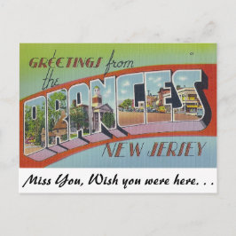 Groeten uit Sinaasappel, New Jersey Briefkaart
