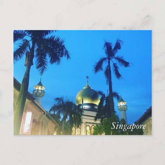 Groeten uit Singapore Briefkaart (Voorkant)