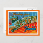Groeten uit Sint-Petersburg Florida Briefkaart (Voorkant / Achterkant)