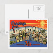 Groeten uit Sint-Petersburg Florida Briefkaart (Voorkant / Achterkant)