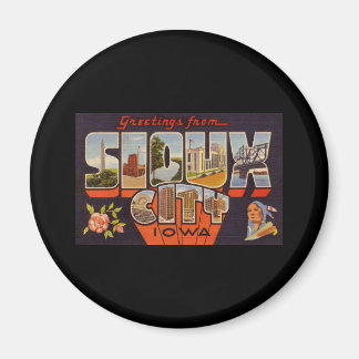 Groeten uit Sioux City Iowa Magneet