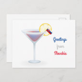 Groeten uit Slowakije Briefkaart van de cocktail H (Voorkant / Achterkant)